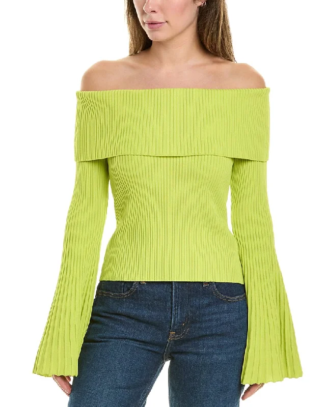 Best budget sweaters Bcbgmaxazria Off Shoulder Sweater