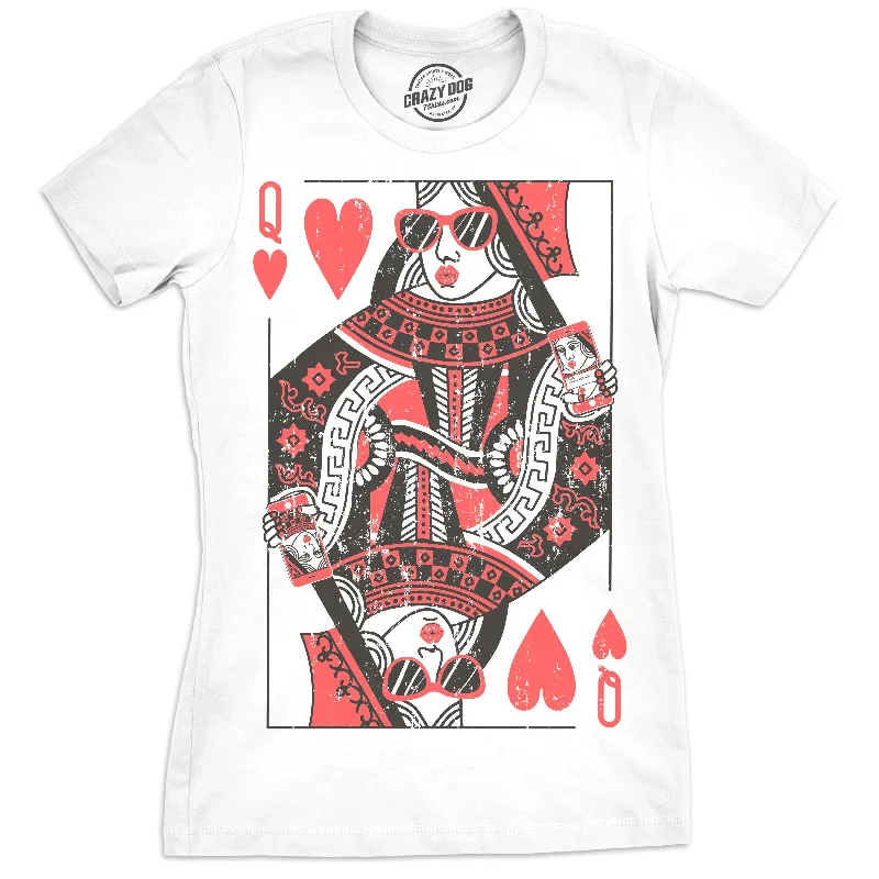 fresh style T-Shirts women Queen Of Hearts Women's T Shirt