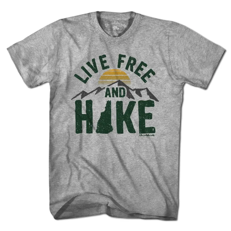 warm weather casual T-Shirts women Live Free and Hike T-Shirt