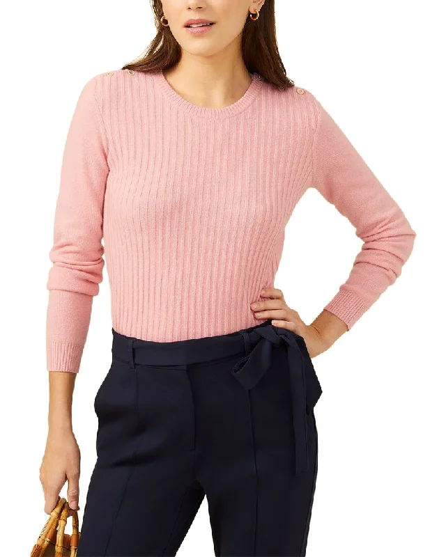 Trendy winter sweater collection J.McLaughlin Seaspray Cashmere Sweater