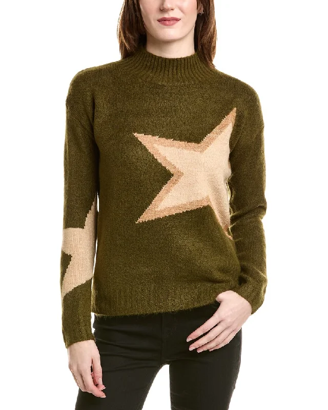 High-neck sweaters Love Token Star Sweater