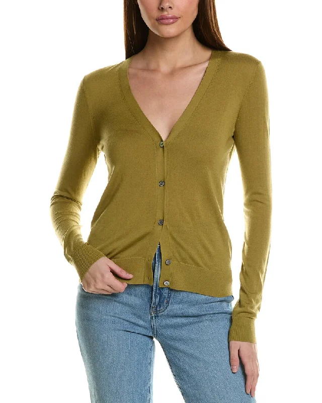 Soft sweater ponchos Theory V-Neck Wool-Blend Cardigan