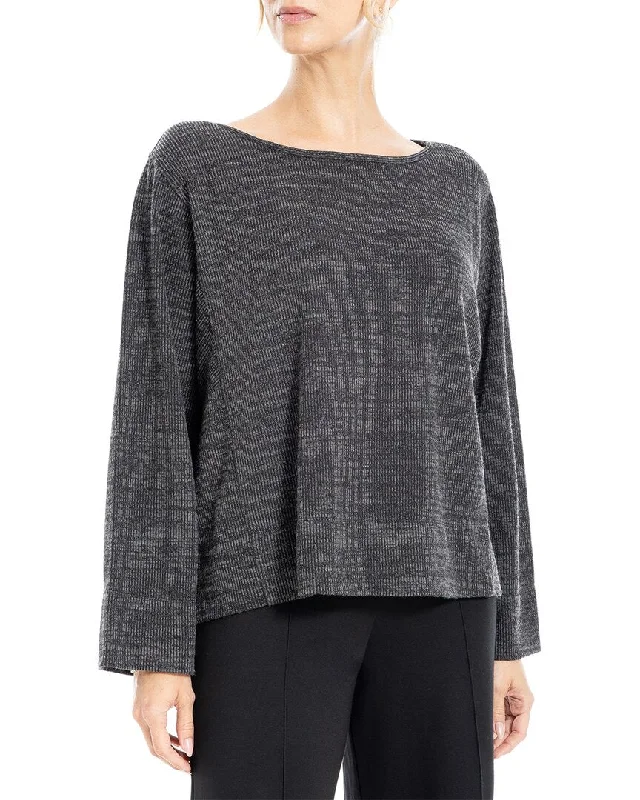 Soft wool sweater tunics Max Studio Rib Knit Top