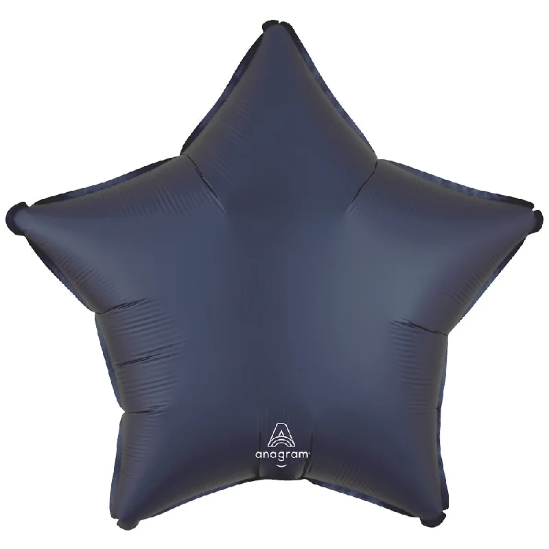 Women's Knit Top 19 inch STAR - SATIN TRUE NAVY