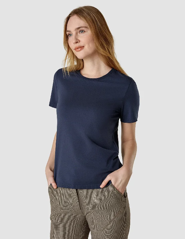 T-Shirts for layering women Supima Autograph T-shirt Navy