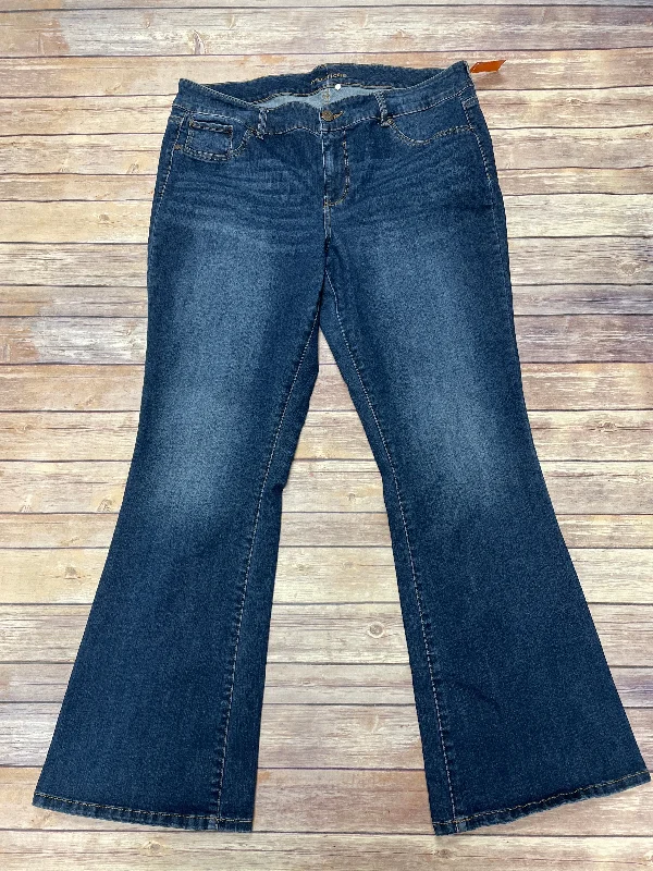 High-waisted skinny jeans women Jeans Wide Leg By Maurices  Size: 20 W