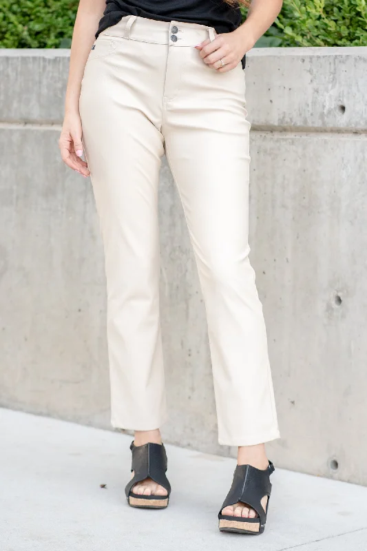 White skinny jeans women Charlotte High Rise Skinny Straight Pleater Pants