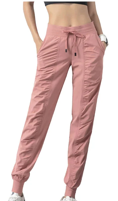 business casual slim pants All Day Casual Jogger in Blush