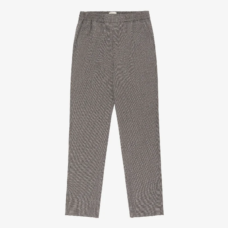 feminine relaxed pants Basketweave Elasticated Waist Trouser