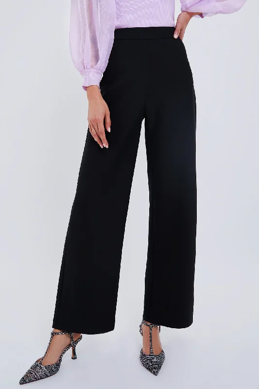 long leggings pants for women Black Ponte Madeline Pant