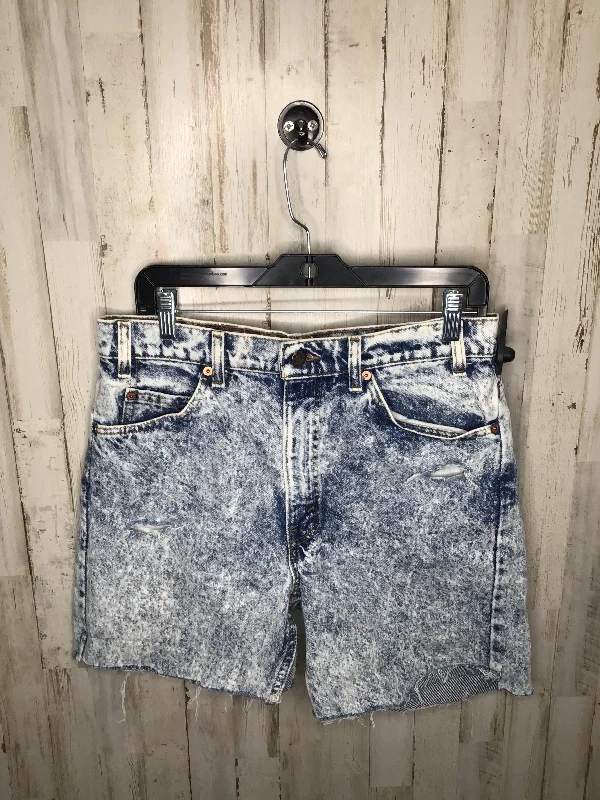 Women’s fringe shorts Blue Denim Shorts Levis, Size 18