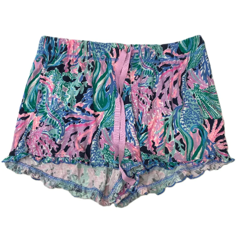 Comfortable holiday shorts Blue & Purple  Shorts Designer By Lilly Pulitzer  Size: M