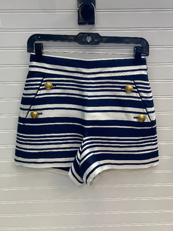 Fashionable shorts for girls Blue & White Shorts J. Crew, Size 0