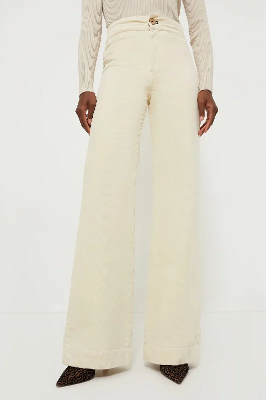 flattering culottes pants Bone Brighton Corduroy Pant