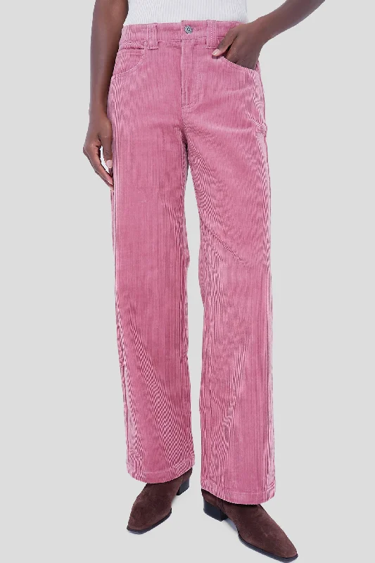 yoga leggings pants Dusty Rose Camden Pant in Corduroy