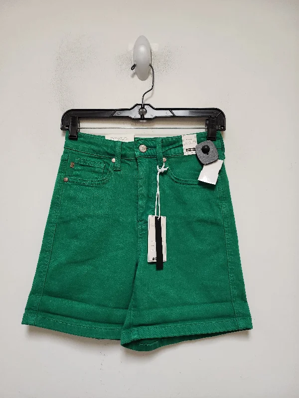 Casual printed shorts Green Denim Shorts Judy Blue, Size 4