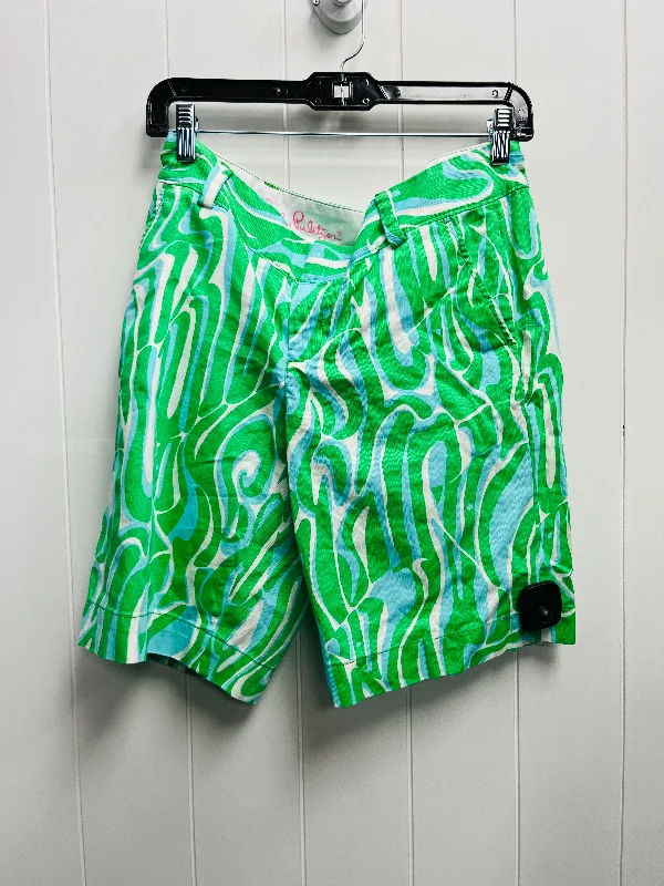 Lightweight work shorts Green Shorts Lilly Pulitzer, Size 6