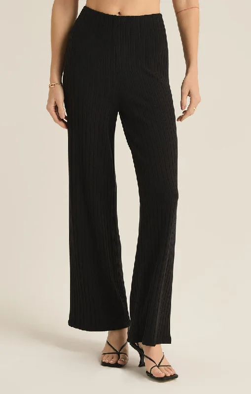 loose fit pants for women Monte Rib Pant in Black