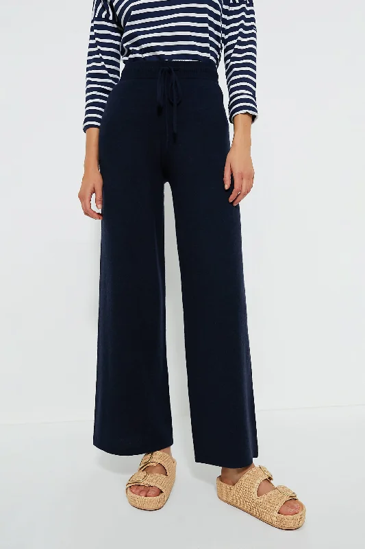 dressy black pants Navy Cashmere Jane Pant