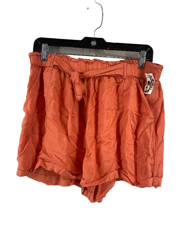 Chic casual shorts Orange Shorts So, Size Xl