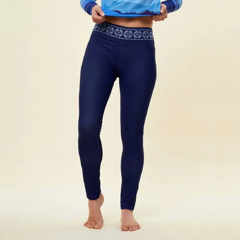 adjustable waist pants Passage Legging in Indigo