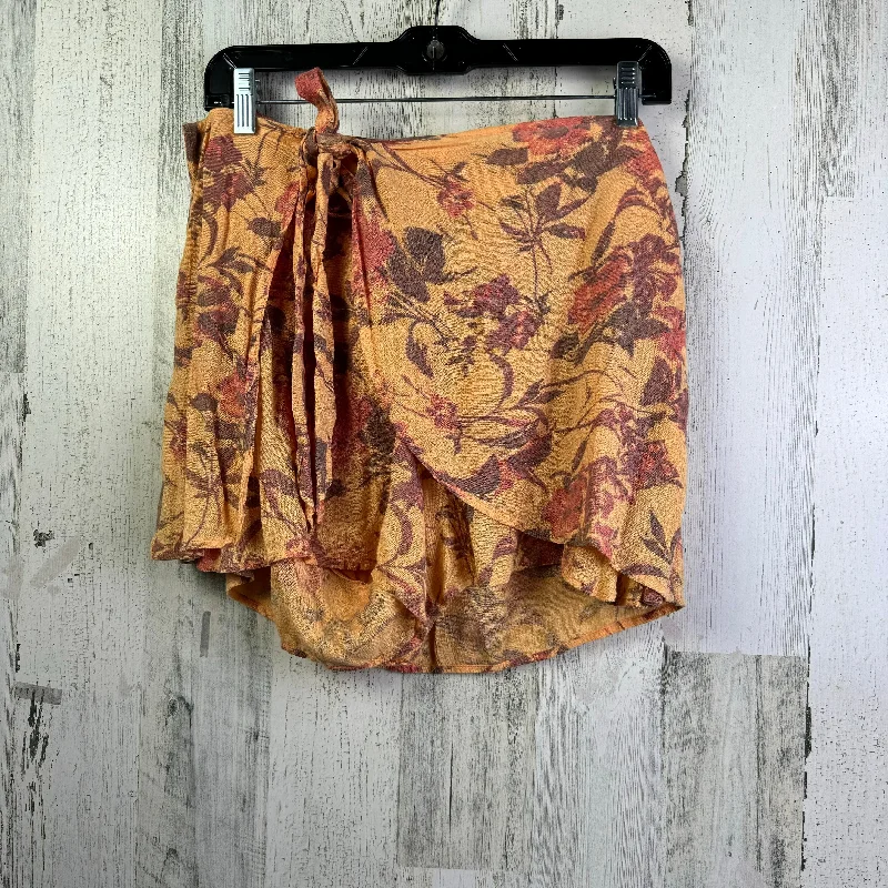 Minimalist printed shorts Peach Shorts Free People, Size M