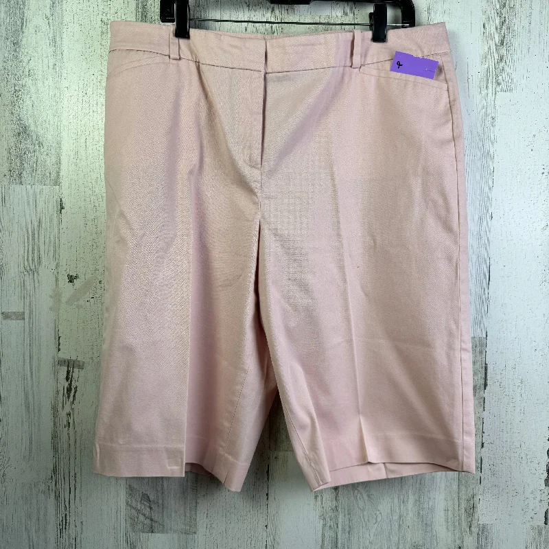 Comfortable holiday shorts Pink Shorts Talbots, Size 16