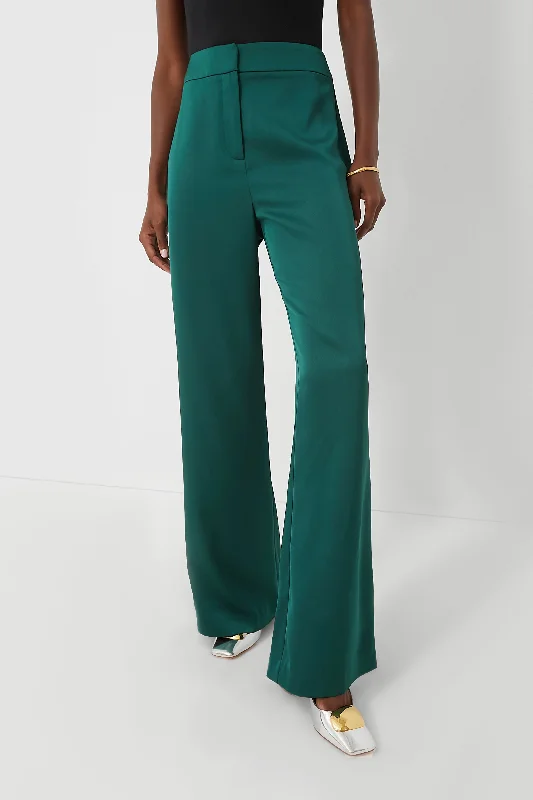 tailored dress pants Rainforest Green Erin Pants