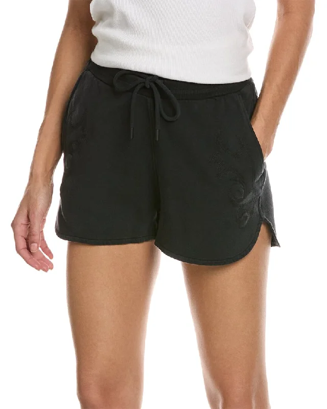 Sexy summer shorts The Kooples Embroidered Drawstring Short