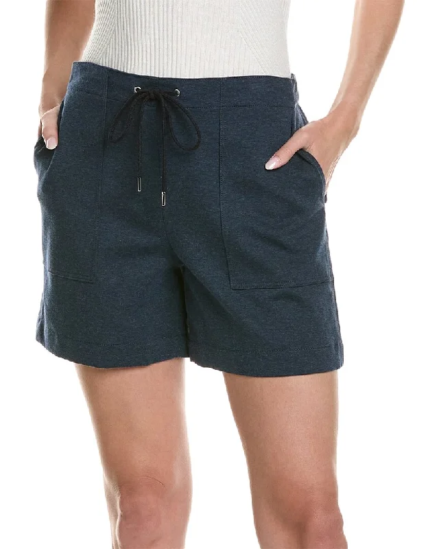 Satin shorts for women Theory Drawcord Short