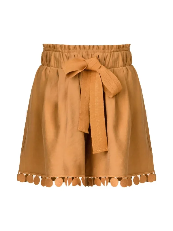 Modern fit denim shorts Women's Giorgio Short In Camel