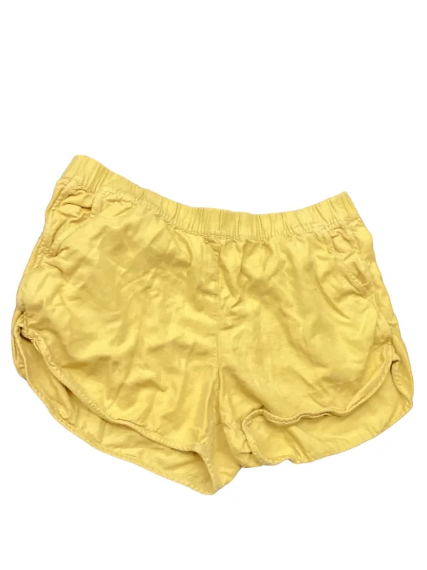 Light stretch shorts Yellow Shorts Madewell, Size L